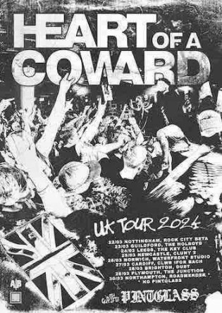 Heart Of a Coward UK Tour 2024