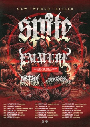 Spite/Emmure EU/UK New World Killer Co-Headline Tour 2027 