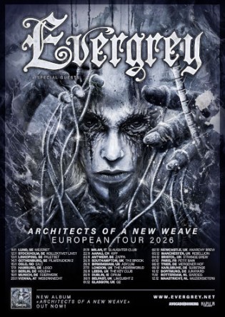 EVERGREY “ARCHITECTS OF A NEW WEAVE” EUROPEAN TOUR 2026