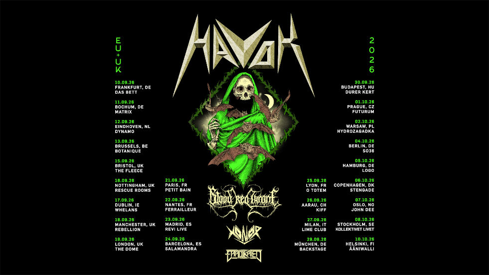 Havok Europe Tour 2026