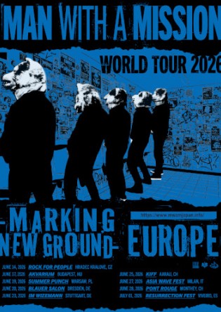 Man With A Mission European Tour Summer 2026 
