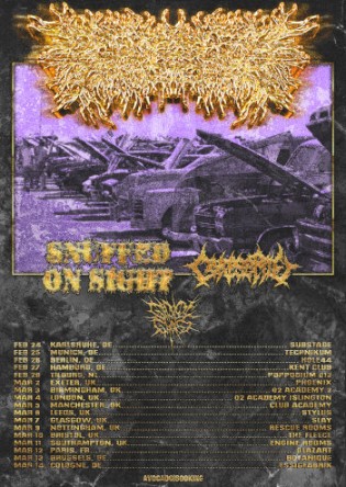 PEELINGFLESH EUROPEAN TOUR 2027
