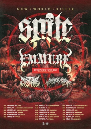 Spite/Emmure EU/UK New World Killer Co-Headline Tour 2027 